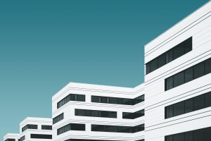 Hospital building.